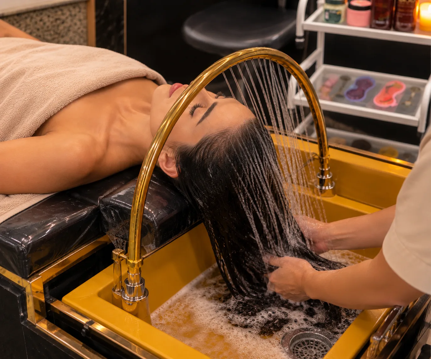 Japanese Head Spa in Hurghada (Warm-Water Waterfall)