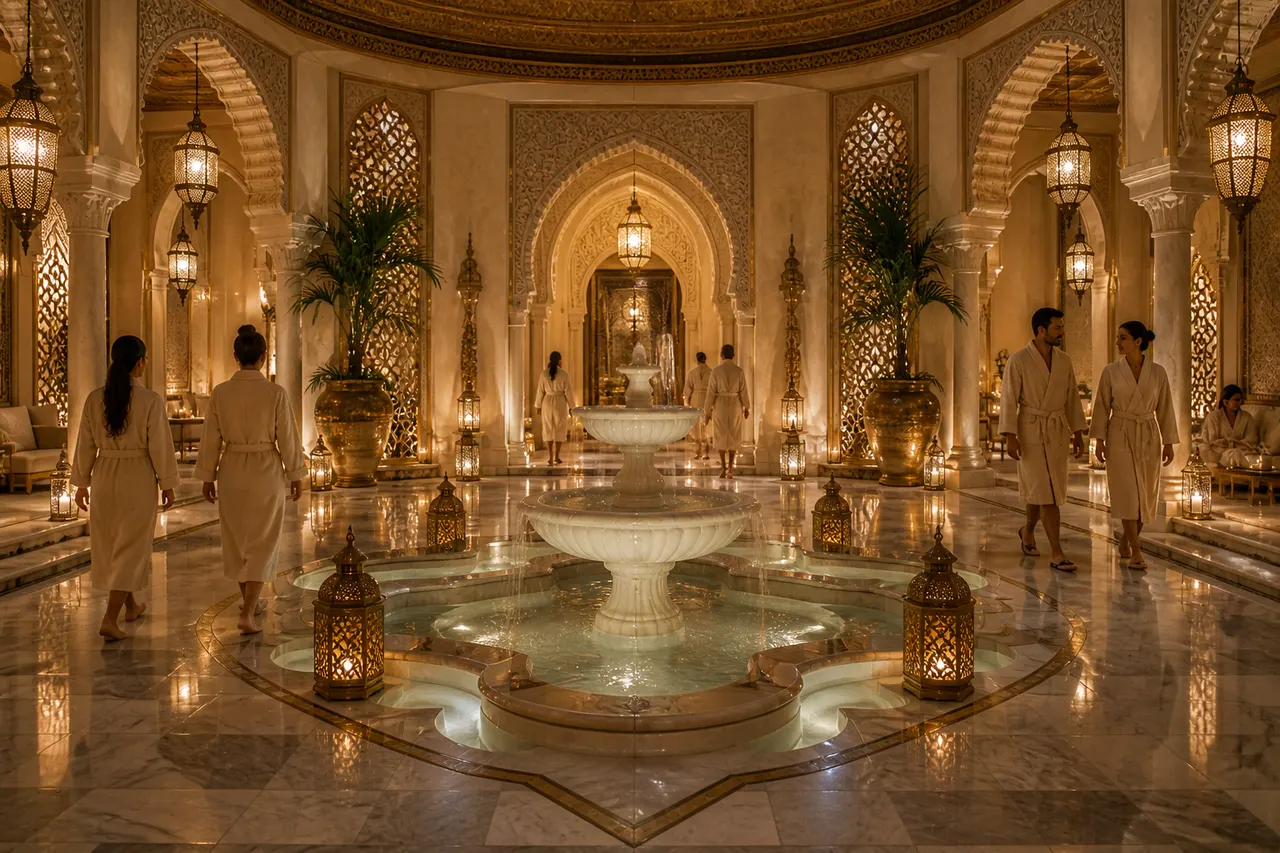 Spa in Hurghada - beheiztes Marmor, Ölmassage und Rotes-Meer-Licht